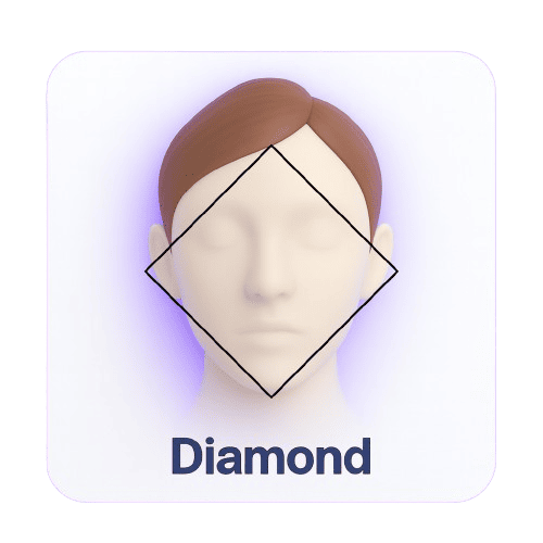 Diamond Face Shape