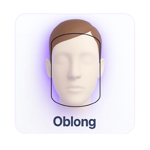 Oblong Face Shape